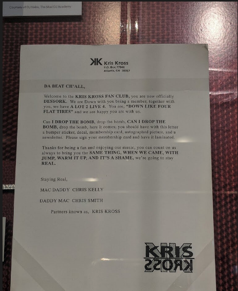 Kris Kross Fan Letter